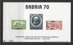 SABRIA 70 reproductie “ Briefmarken Ausstellung” (M210), Verzenden, Overige periodes