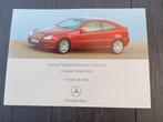 Mercedes Prijslijst en extra s C Klasse Sportcoupe 2 / 2004, Verzenden, Zo goed als nieuw, Mercedes