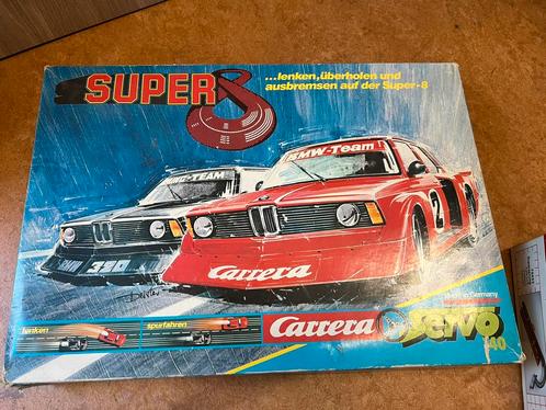 Carrera Servo 140 – Startset Super8 + 2 auto’s + Supersprung, Kinderen en Baby's, Speelgoed | Racebanen, Gebruikt, Elektrisch