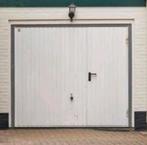 Kantelbare Garagedeur met Loopdeur - 2375x2080mm, Doe-het-zelf en Verbouw, Deuren en Horren, Ophalen, Gebruikt, Garagedeur, Metaal