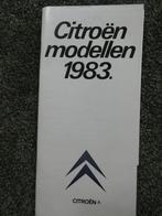 Citroen verzamelfolder 1983, Ophalen of Verzenden, Gelezen, Citroën
