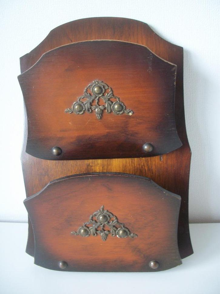Houten Couranten Tijdschriftenhouder - Art Deco vorige Eeuw, Antiek en Kunst, Antiek | Woonaccessoires, Ophalen of Verzenden