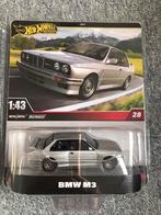 NIEUW Hot Wheels Premium 1:43 BMW M3 E30 Diecast Real Riders, Ophalen of Verzenden, Nieuw, Auto, Overige merken