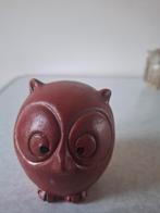 Vintage keramieken uil, rood, Antiek en Kunst, Ophalen of Verzenden