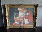 kerstman in gouden lijst, Diversen, Ophalen, Gebruikt