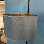 IKEA Nymo Lampenkap Blauw/Goud 59 cm + Hemma Pendel, Ophalen, Zo goed als nieuw, Metaal, 50 tot 75 cm