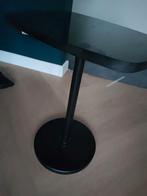 Zwart marmer bijzettafel, Ophalen, Gebruikt, 50 tot 100 cm, Rond