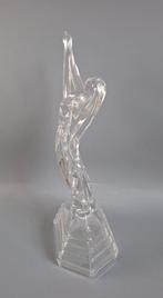 Mooi kristallen beeld van danseres, Antiek en Kunst, Antiek | Glas en Kristal, Ophalen of Verzenden