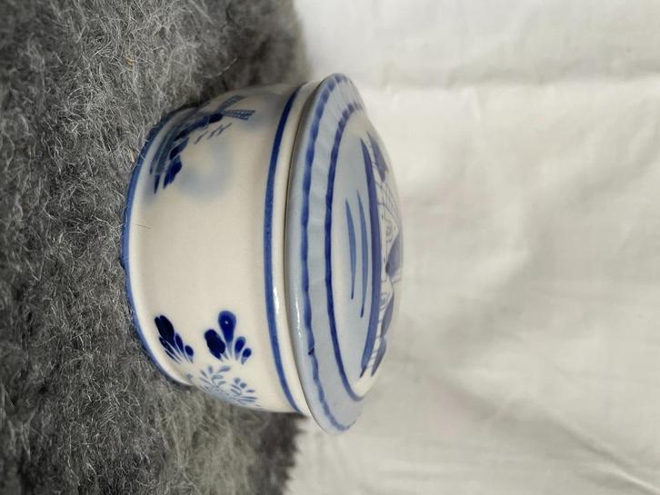 Delfts blauw porseleinen potje, Antiek en Kunst, Antiek | Keramiek en Aardewerk, Ophalen