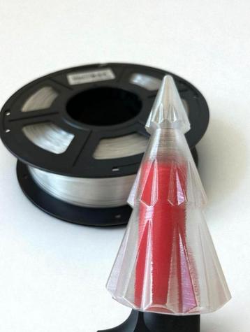 PETG Transparant filament 1kg clear filament 1,75mm beschikbaar voor biedingen