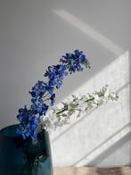 Silk-ka zijde kunstbloem Delphinium blauw *HIT*, Ophalen of Verzenden, Zo goed als nieuw
