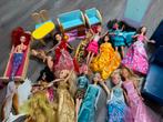Barbie Set: Disney Prinsessen + Meubels, Kinderen en Baby's, Speelgoed | Poppen, Ophalen of Verzenden, Gebruikt, Barbie