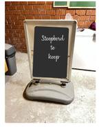 stoepbord, Verzamelen, Merken en Reclamevoorwerpen, Ophalen, Zo goed als nieuw, Reclamebord