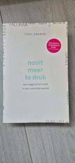 Tony Crabbe - Nooit meer te druk, Ophalen of Verzenden, Zo goed als nieuw, Tony Crabbe