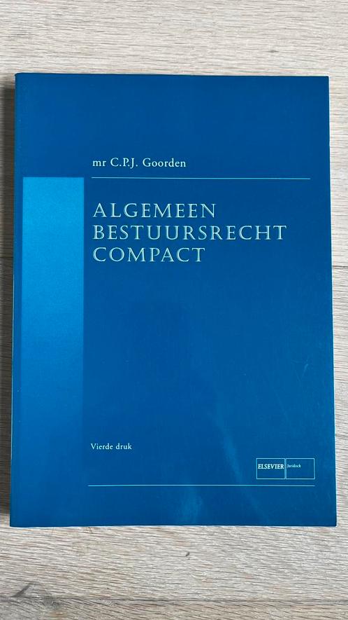 Algemeen bestuursrecht compact (Goorden), Boeken, Studieboeken en Cursussen, Zo goed als nieuw, WO, Beta, Ophalen of Verzenden