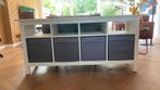 Hemnes sidetable met 4 manden, Ophalen of Verzenden, Zo goed als nieuw, 25 tot 50 cm