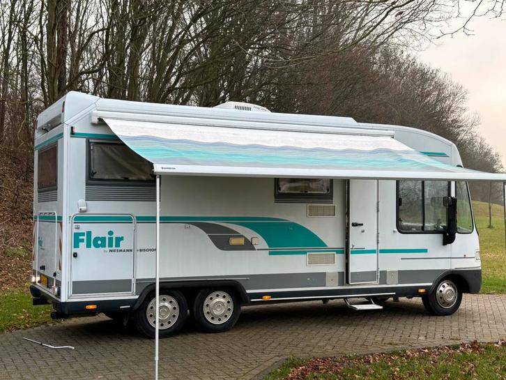 Flair7600TAFiat2.5TDI245000kmAPK/Distr.nieuw weg.omst.h., Caravans en Kamperen, Campers, Particulier, tot en met 6, Integraal
