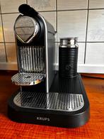 Krups Nespresso koffieapparaat met melkopschuimer, Witgoed en Apparatuur, Koffiezetapparaten, Ophalen, Gebruikt, 1 kopje, Koffiepads en cups