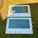 Twee PVC verandazeilen/raamzeilen, Ophalen, Zo goed als nieuw, Veranda