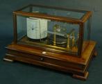 Barograaf, Engels circa 1890 met lade. Dixon, Lincoln, Ophalen of Verzenden, Gebruikt, Barometer