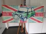 canvas Mini John Cooper Works met Union Jack, Huis en Inrichting, Ophalen, 100 tot 125 cm, Overige typen, 50 tot 75 cm