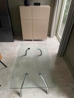 Salontafel Rolf Benz, Gebruikt, 100 tot 150 cm, Glas, Minder dan 50 cm