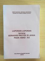 Rapporten over protestbewegingen op Java in 20e eeuw, Ophalen of Verzenden, Gelezen, Soemartini