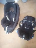 autostoeltjes Maxi Cosi Cabriofix en Pearl met FamilyFix, Ophalen, Gebruikt, 0 t/m 18 kg, Slaapstand
