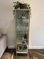 Groen Vitrinekast - Green Glass-Door Cabinet IKEA, Huis en Inrichting, Kasten | Vitrinekasten, Modern, Nordic, Minder dan 50 cm