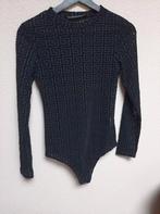 Gloednieuwe bodystocking met fluweel Mt S/M, Kleding | Dames, Ondergoed en Lingerie, Ophalen of Verzenden, Zwart, Body of Korset