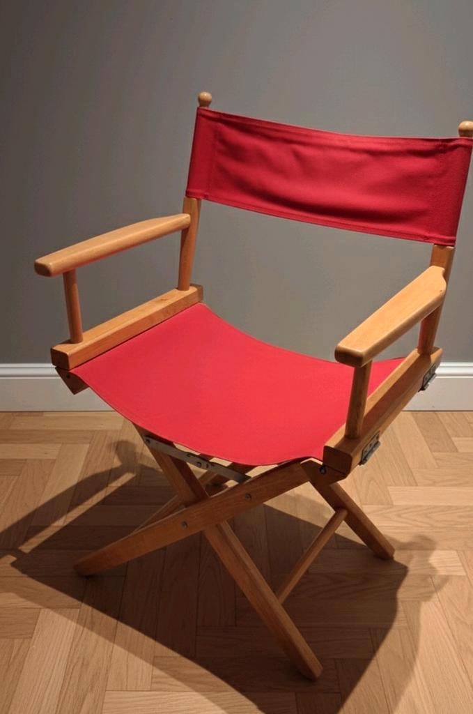 Vintage Inklapbare Regisseursstoel, Make-up Stoel , Antiek en Kunst, Antiek | Meubels | Stoelen en Banken, Ophalen