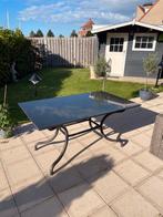 Tuintafel met granieten blad, Ophalen, Gebruikt, Rechthoekig, Overige materialen