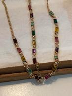 Vintage sieraden, Sieraden, Tassen en Uiterlijk, Kettingen, Verzenden, Zo goed als nieuw, Goud, Overige materialen