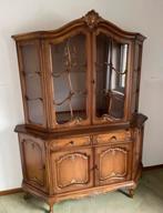 Barok vitrine meubels notenhout klassiek queen ann, Ophalen