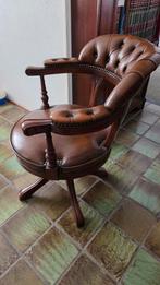 Chesterfield bureau stoel € 375, Antiek en Kunst, Ophalen