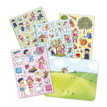 SALE Fien en Teun raamstickerset beschikbaar voor biedingen