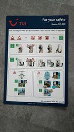 Safety Card TuiFly 737-800, Verzamelen, Luchtvaart en Vliegtuigspotten, Ophalen of Verzenden, Zo goed als nieuw