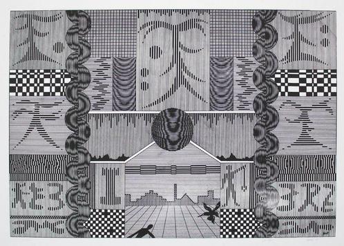 Harald Gallasch - Wo Liegt - Litho Handgesign., Antiek en Kunst, Kunst | Litho's en Zeefdrukken, Ophalen of Verzenden