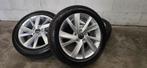 17" VW Caddy / Touran originele velgen zomerbanden nieuw, Gebruikt, Banden en Velgen, 17 inch, V