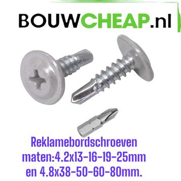 Reklamebordschroeven zelfborend in kleur  beschikbaar voor biedingen