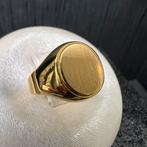 14 karaat gouden zegelring nieuw, Sieraden, Tassen en Uiterlijk, Ringen, Ophalen of Verzenden, Nieuw, Goud