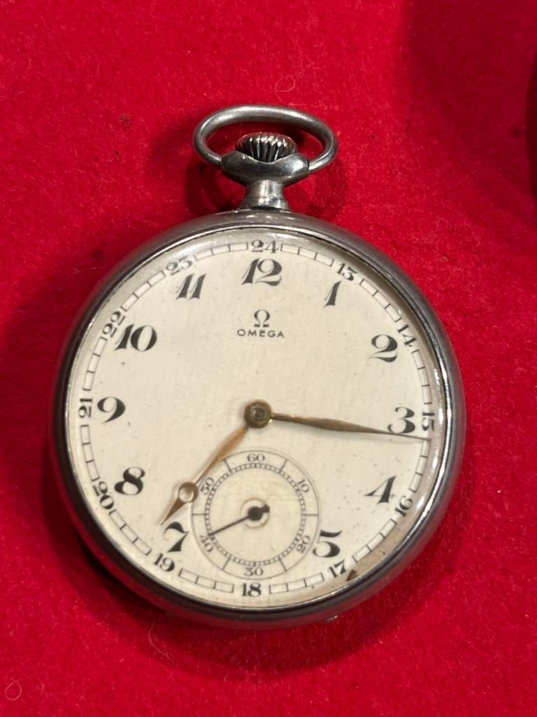 Omega Zakhorloge, Sieraden, Tassen en Uiterlijk, Horloges | Antiek, Ophalen of Verzenden, Staal, Omega, 1960 of later