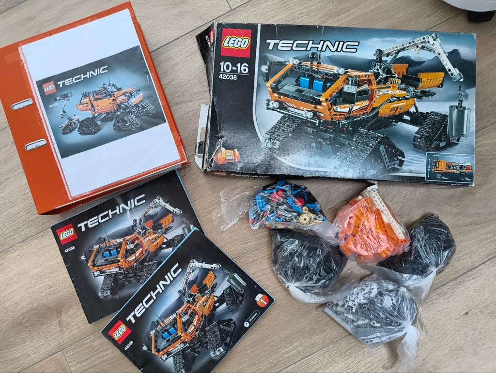 Lego Technic Arctic Truck 42038, Ophalen of Verzenden, Gebruikt, Complete set, Lego