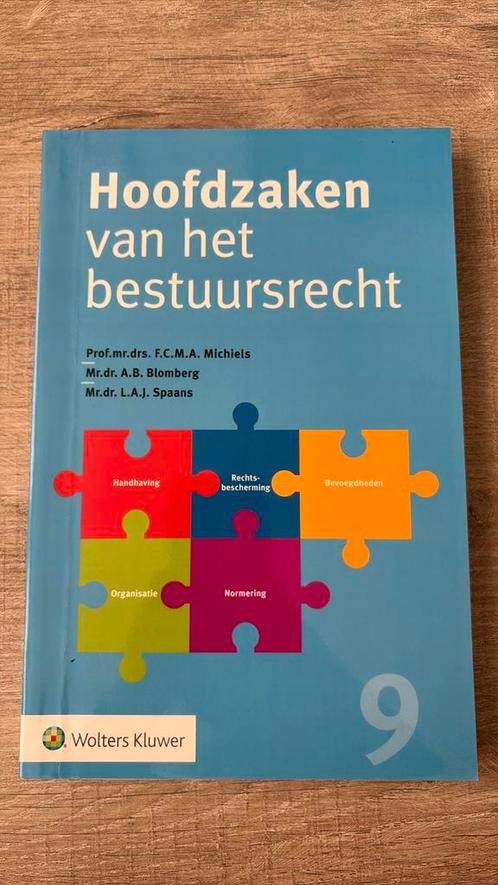 L.A.J. Spaans - Hoofdzaken van het bestuursrecht, Boeken, Studieboeken en Cursussen, Zo goed als nieuw, WO, Alpha, Ophalen of Verzenden