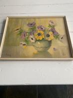 Anemonen van H.S. Berg (Schallenberg), Ophalen, Zo goed als nieuw, Schilderij, Minder dan 50 cm
