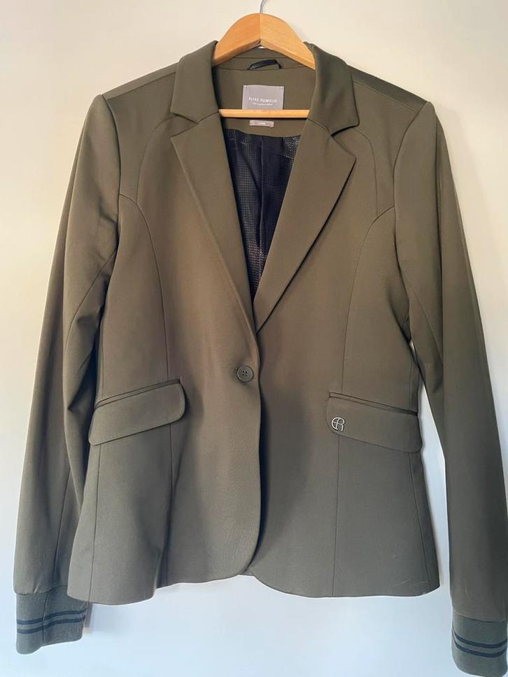 Blazer olijf maat L, Kleding | Dames, Jasjes, Kostuums en Pakken, Nieuw, Jasje, Maat 42/44 (L), Groen, Ophalen of Verzenden