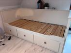 Ikea Hemnes bed, Huis en Inrichting, Ophalen, Wit, Tweepersoons, Zo goed als nieuw