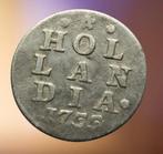 ** 1755  - NL  - Dubbele Stuiver Hollandia  -  ZILVER  **, Postzegels en Munten, Munten | Nederland, Vóór koninkrijk, Verzenden