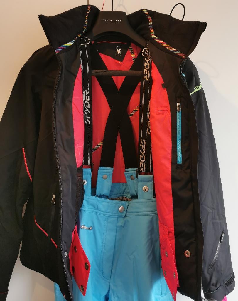 Spyder dames skipak maat XS / 34, gore-tex, Verzenden, Spyder, Zo goed als nieuw, Maat 34 (XS) of kleiner