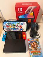 Nintendo Switch OLED + Game & Accessoires, Spelcomputers en Games, Avontuur en Actie, 1 speler, Eén computer, Ophalen of Verzenden